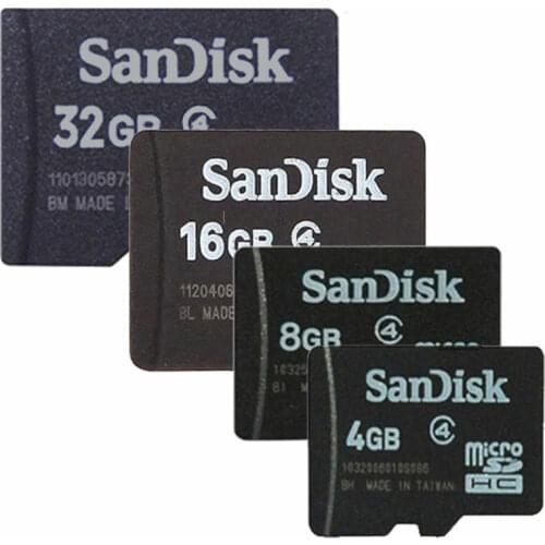 SanDisk Micro SD Card Class4 Memory Card 2GB/4GB/8GB/16GB/32GB Flash Card Memory Microsd TF/SD Card SDHC Standard with Adapter