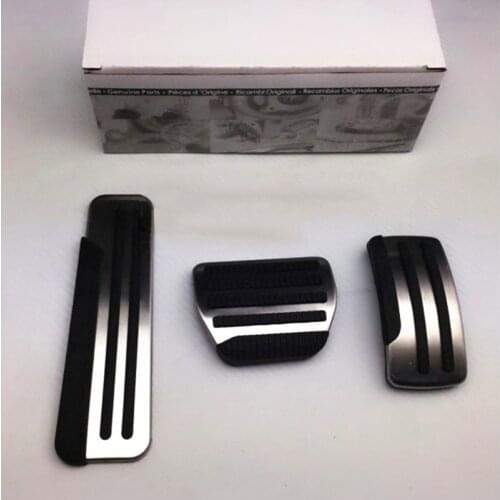 DEE Car Modified Accessories for Infiniti QX80 2013-2019 Accelerator Brake Foot Rest Refit Pedal Metal Pad Decorate Cover Plate