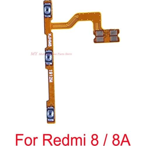 New Power ON OFF Switch Volume Side Button Key Flex Cable For Xiaomi Mi Redmi 8 8A Redmi8 Volume Power Flex Cable Spare Parts