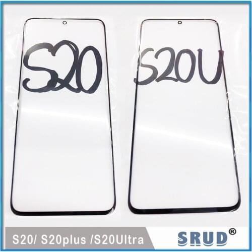 10pcs Replacement LCD Front Outer Lens For Samsung Galaxy S20 S20+ Plus S20 Ultra G980 G985 G985F Touch Screen Glass Repair