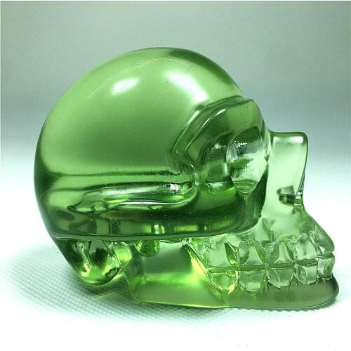 Smelting Quartz Crystal Skull Stones Cranium Wicca Energy Home Decoration Healing Holiday Gift Amazing Reiki Collection