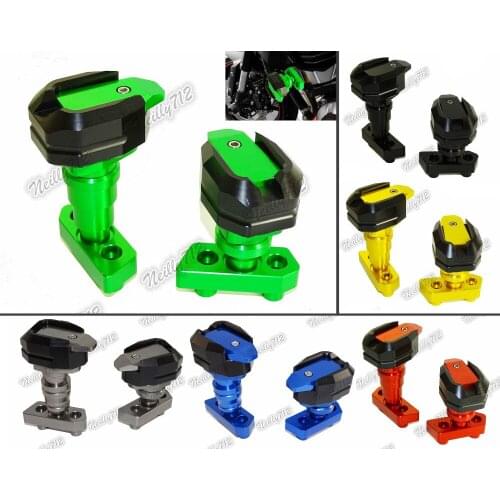 Sale Motorbike Left & Right Engine Cover Crash Pads Frame Sliders Protector For KAWASAKI Z750R 2011 2012 2013 2014 2015 2016