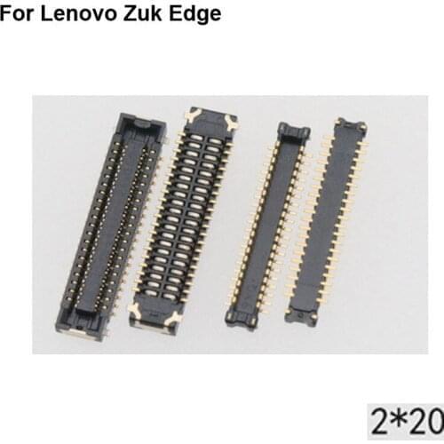 2pcs FPC connector For Lenovo ZUK Edge LCD display screen on Flex cable on mainboard motherboard Z2151 Zukedge