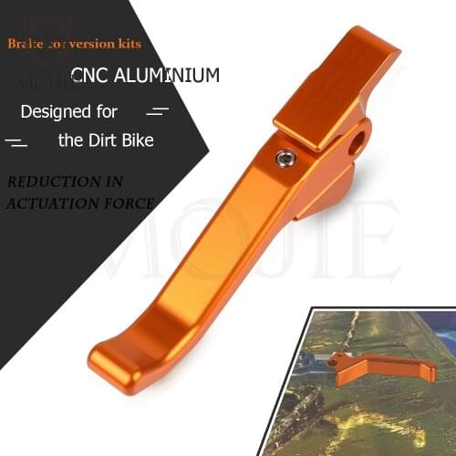 For TM EN/MX 125 144 250 300 450 530 08-21 Dirt Bike Brake Conversion Kits Brake Lever Easy Pull Right Lever Motor Save Power