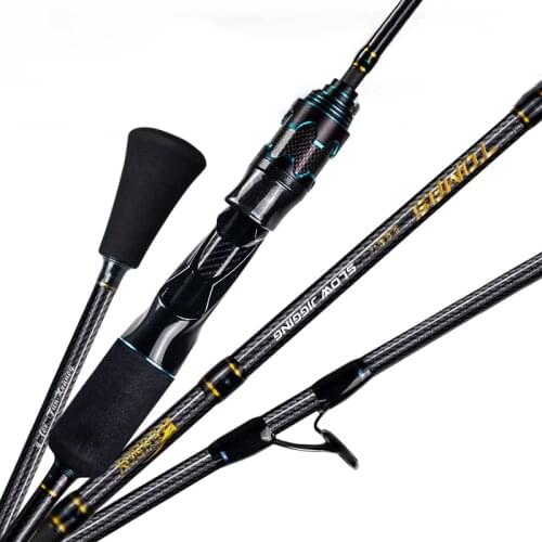 TOMAS 1.45m Solid Slow Jigging Fishing Rod Spinning Casting 2 Section Lure Wt. 30-200g Carbon Fiber Saltwater Boat Jigging Rod