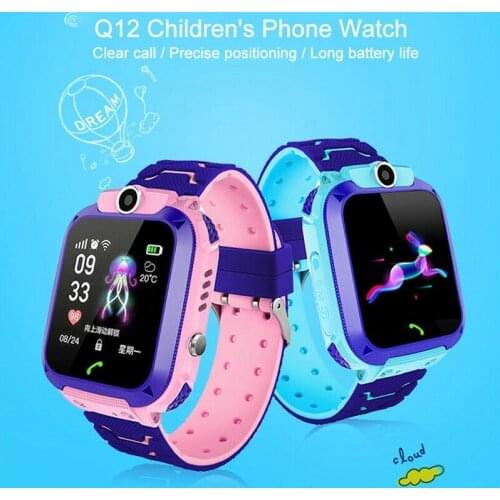 Waterproof Kids Smart Watch Anti-lost Safe GPS Tracker SOS Call for Android IOS