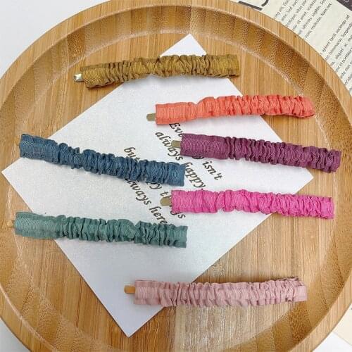 New Women Girls Colorful Sweet Wave Ornament Hair Clips Ladies Lovely Alloy Barrettes Hairpins Female Fashion Hair Accessories