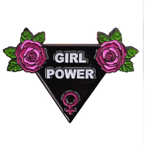 Girl Power Pins Womens Brooch Feminist the Future is Female Badges