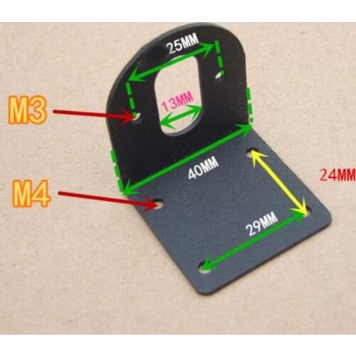 1pc 555/550/545/540 Motor Bracket High Torque Motor Mount Metal Holder Supporter Fixed Frame Spare Parts For RC Boat/Car Model