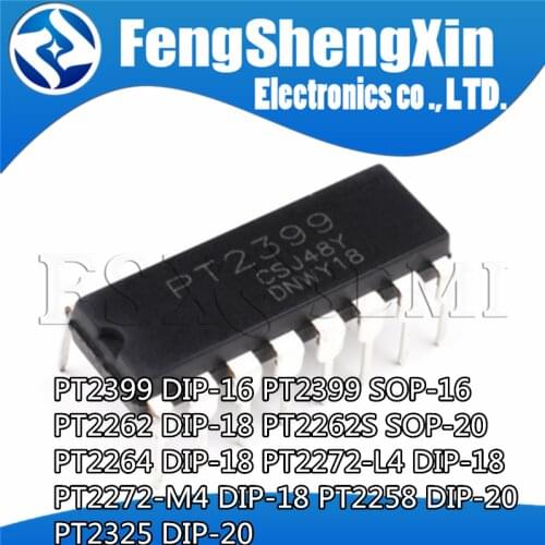 5-10)pcs/lot PT2399 DIP-16 2399 Echo Processor IC
