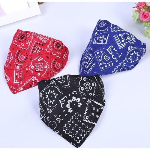 100pcs 3 Colors Pet Triangular Bandage New Adjustable Pet Product Dog Collar Scarf Bib Pet Accessories W9917