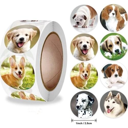 500pcs Animals cartoon Stickers for kids classic toys sticker school teacher reward sticker 8 designs pattern tige