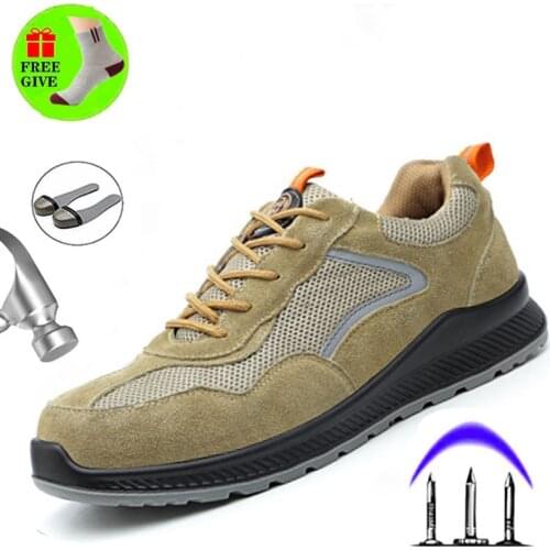 6KV Insulation Anti-puncture And Puncture Safety Shoes Summer Breathable Fashion Work Shoes Non-slip Wear-resistant Mens Boots