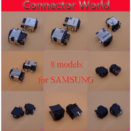 8 models,8pcs/lot,DC Jack Connector for Samsung NP300 N305 350 355 RV515 RV420 RC420 SF310 SF410 SF510 R519 R518
