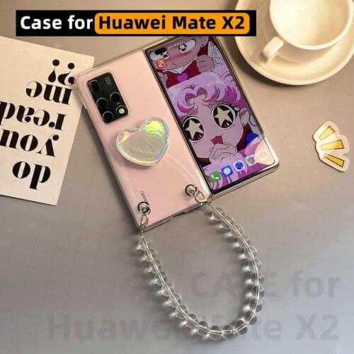 For Huawei Mate X2 Case, Case for Girl, Huawei Mate X2 Case Luxury Transparent Phone Case