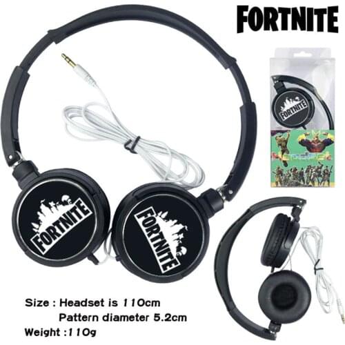 Fortnite Mini Earphone Compatible with Mobile Phone Computer MP3 Fashion Game Music Headset Kid Birthday Toys Gift