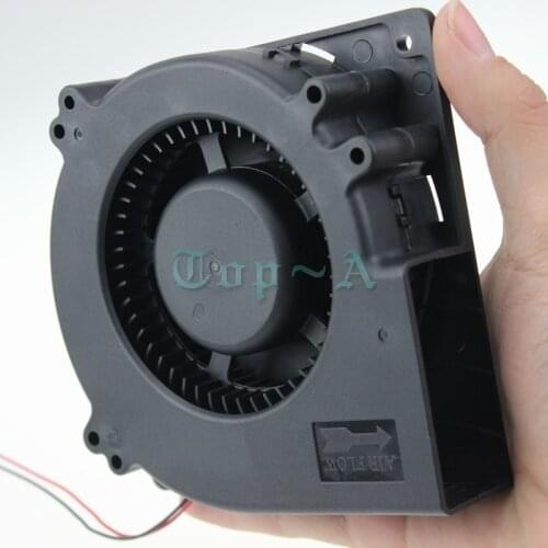 Gdstime 5 Pieces 24 Volt 5 inch 120x120x32mm Blower Fan 120mm x 32mm DC 2 Pin Brushless Exhaust Cooling Fan 24V 12032s