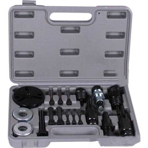 18pcs Automotive Air Conditioning Compressor Clutch Removal Tool Car ac Pump Repair Repair Manual Set Tool