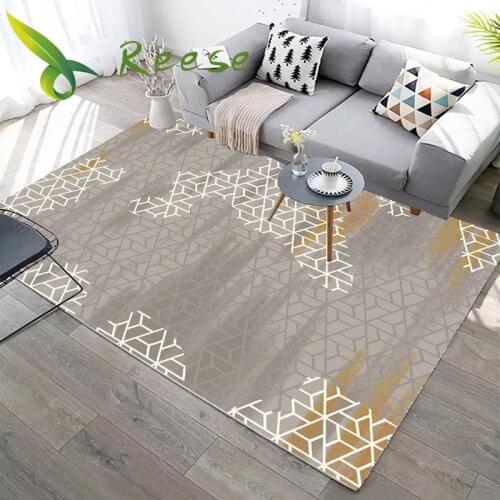 Modern Geometric Fresh Stripe Carpet Rug For Living Room Bedroom Kitchen Bathroom Washable Mildew Proof Safety Floor Protection