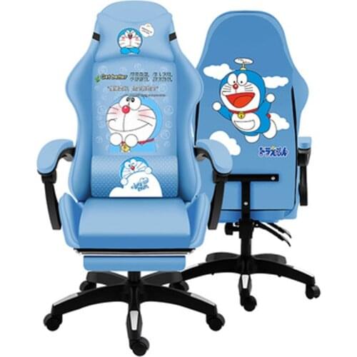 2021 New Cartoon Wcg Gaming Chair Armchair Computer Chair Home Office Chairs Lift and Swivel Function Adjustable Footrest