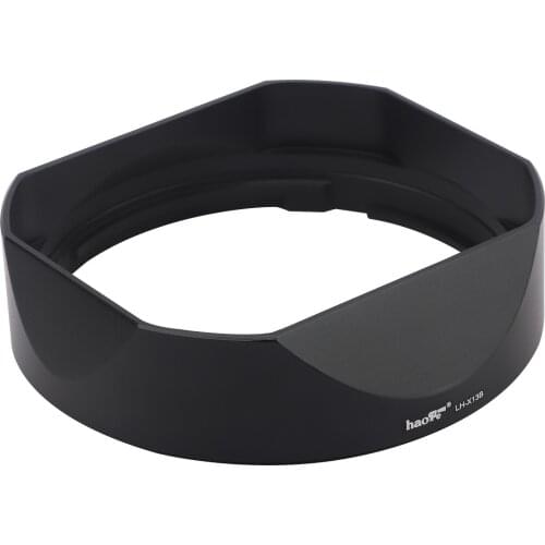 HaogeBayonet Square Metal Lens Hood with cap for Fujinon XF 14mm F2.8 R Lens
