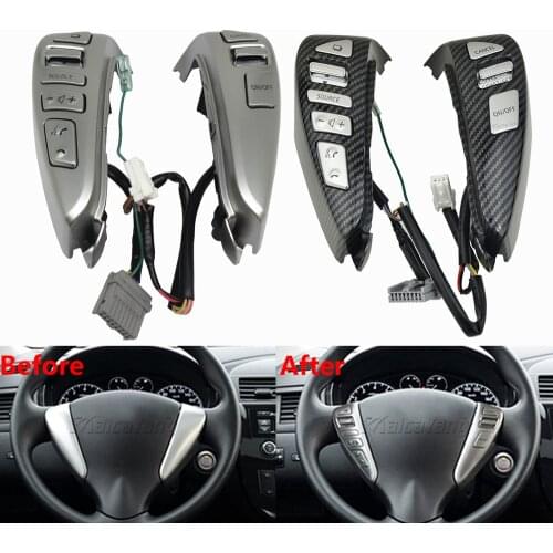 NEW Audio Volume Steering Wheel Button For Nissan Sylphy 2012-2014 LIVINA 2013-2015 Cruise Control Switch