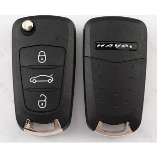New Remote Folding Key Shell For Great Wall C50 C30 Car Key Cover Uncut Blade Key Blank NO Chips Control Flip Remote Key Case
