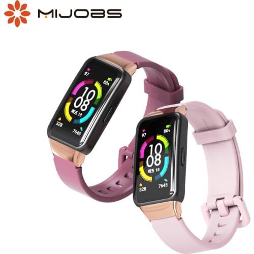 For Huawei Band 6 Strap Smart Watch Wristands Replacement Watch Brcelet for Honor Band 6 Strap Silicone Wrist Belt Accessories