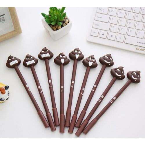 36 PCS Korean Creative Stationery Pens Neutral Pen Lovely Expression Desk Supplies Cute Stationary Gel Pen School Supplies