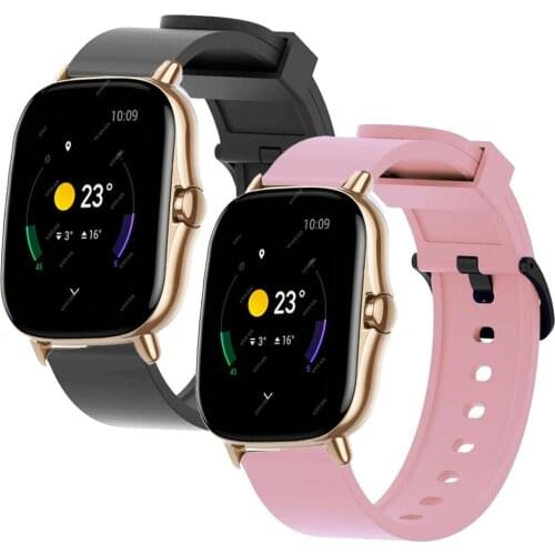 Silicone Strap For Xiaomi Huami Amazfit Bip / Bip S Lite/GTR GTS 2 Smart Watch 20MM Replacement Band Bracelet Smart Accessories