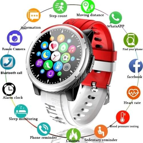 GEJIAN Smart Watch Men Bluetooth Call For Xiaomi Huawei phone HD Display IP67 Waterproof Multi Language Music Sports Smartwatch