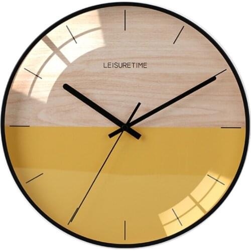 Modern Design Silent Wall Clock Digital Nordic Living Room Mute Wall Clock Kitchen Office Horloge Murale Home Decor JJ60WC