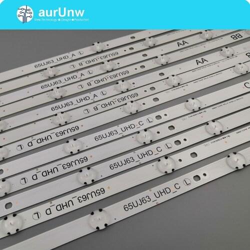 12 PCS/set LED backlight strip for LG 65UJ6300 65UJ630V 65UJ634V 65UJ5500 65UK6100 Innotek 17Y 65inch_A SSC 65UJ63_UHD_A B C D