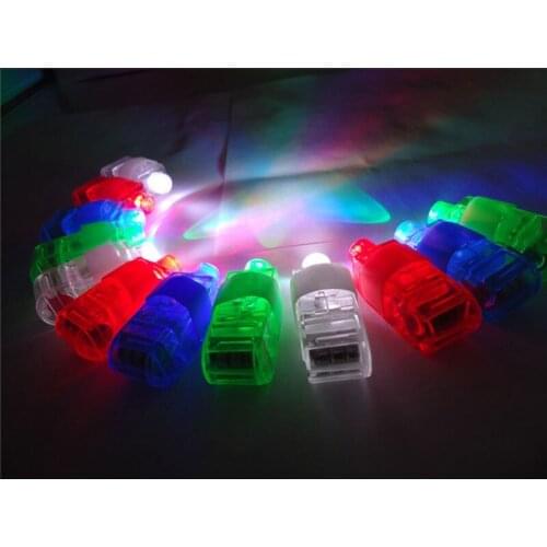 100 pcs/lot led finger lights laser lamps for KTV Bar Night Club Dance show birthday party decorations kids toys props