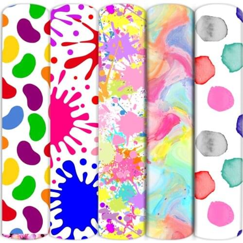 Apparel Fabric Candy Rainbow Print Cloth Material Spandex 4 Way Stretch Knit Fabri DIY Handmade Patchwork Sewing,1Yc18037