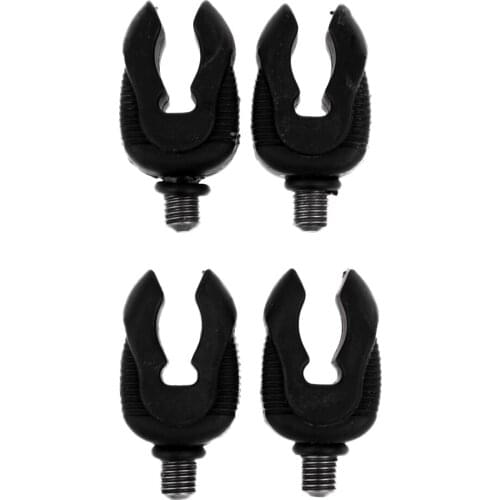 4Pcs Rubber Rod Butt Rest Rod Pod Rest Gripper Pole Stand Head Carp Fishing 9mm Thread Fishing Tools