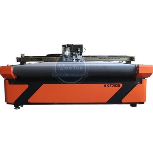 High precision vibrating cutting machine textile leather oscillating machine best service large auto feed cnc knife cutter