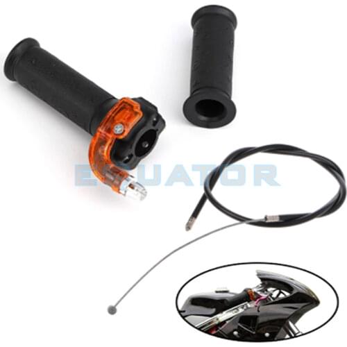 Dirt pit bike parts 2 4 stroke mini moto TWIST THROTTLE ACCELERATOR GRIP throttlr CABLE FOR 47CC 49CC