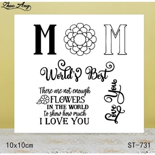 ZhuoAng These flowers are not enough transparent silicone stamps / stamps DIY scrapbook / album decoration transparent seal