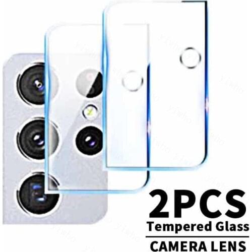 2pack For Samsung Galaxy s21 Ultra Back camera lens glass Full Cover Protect Screen Protector Protector Full edge Cover s 21
