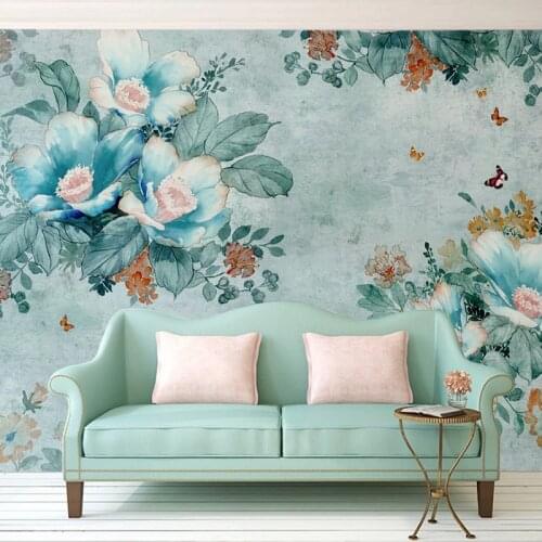 Pastoral Floral Flowers Mural Custom 3D Photo Wallpaper For Bedroom Living Room Sofa TV Background Decoration Home Wall Paper