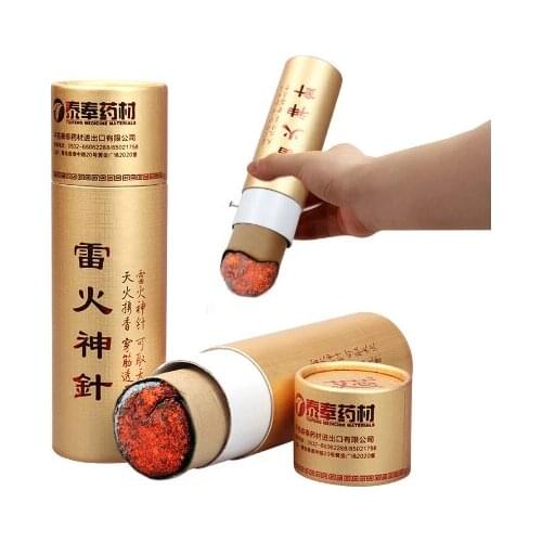 Big Thunder Fire Moxa Stick Rolls Moxibustion With Traditional Chinese Herbal Medicine Moxa Therapy Massage