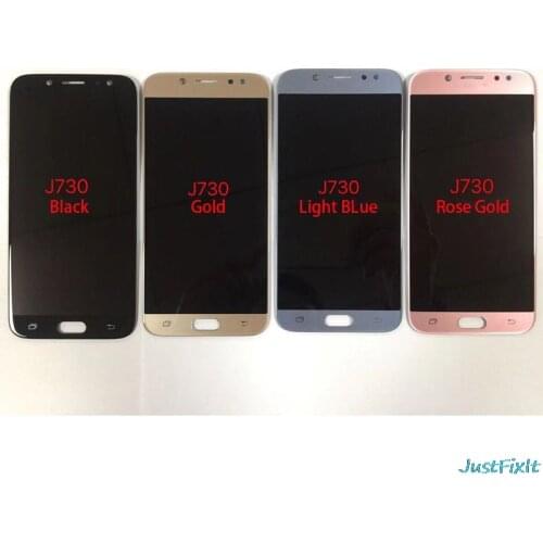 For Samsung Galaxy J7 Pro 2017 J730 J730F J730M J730H LCD Display Touch Screen Digitizer Assembly+Stickers Super AMOLED LCD