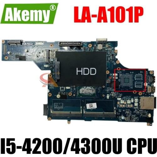 CN-04N0VT 04N0VT 4N0VT FOR DELL LATITUDE E5540 Laptop Motherboard LA-A101P VAW50 With CPU I5-4200/4300U DDR3 100% tested working