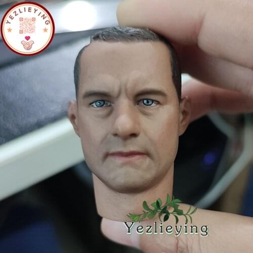 Head 1/6 Male Head Sculpt HP-0095Tom Hanks Male Head Carving Model Fit 12" Action Figure Doll Body Toys