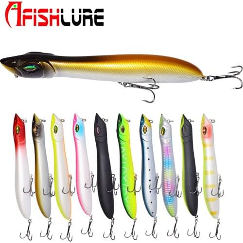 HL18 Snake Head Popper Hard Lure106mm 10g Fishing Lure SnakeHead Popper Bait Plastic Baits Lure Fishing Floating Lure Bait