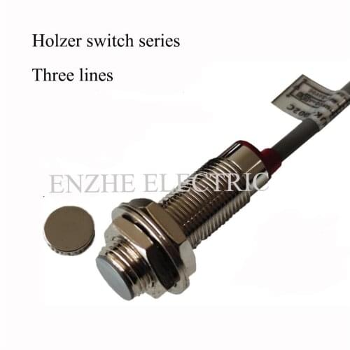 Holzer switch NJK-5002 M12*1 Proximity Switch sensor screen shield type NPN/PNP NO/NC response frequency 100kHz IP67 Protection
