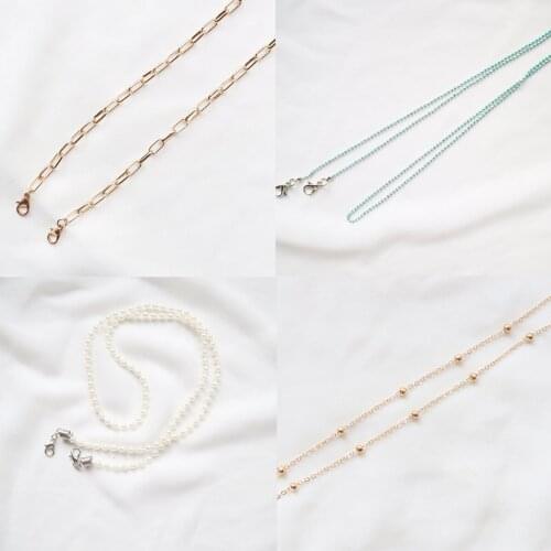 INS 1 PC Mask Holder Strap Anti-lost Eyeglass Chains Face Mask for Men Women Boys Girls Kids Hanging RopeLanyard with Clips