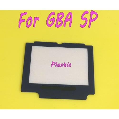 JCD Wholesale 20 PCS/lot for GBA SP Plastic Screen Lens for Gameboy Advance SP Display Console Lens