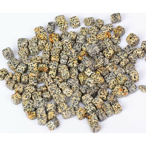 100g Square Bulk Tumbled Spotted Stones Crystal Reiki Mineral Planting Decor Lot